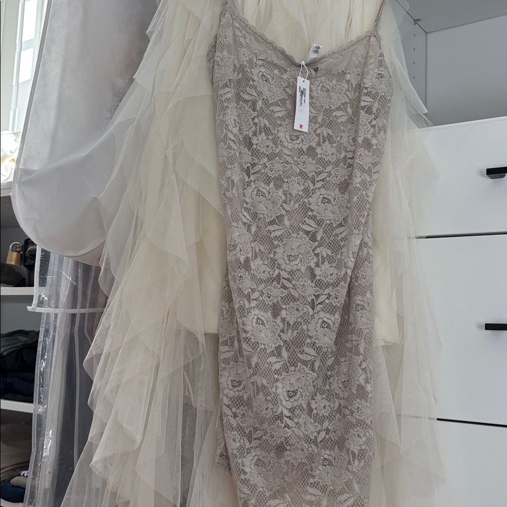 COSABELLA NSN Chemise "Foxie" Lace Chemise in Shadow L